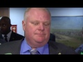 Ford media availability interrupted by protesters