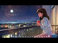 『深夜1時 𝟖𝟎'𝐬のレトロな音楽と夜景に包まれ月を眺める』LOFI Playlist Chill mix BGM [ To Work / To Study ]