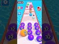 Wow Satisfying 1min Running Ball Merge Gameplay Mobile ios 2023#viral #viral