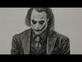 Drawing The Joker - Heath Ledger - DC - Time-lapse | Yash Pardeshi Art #charcoaldrawing #art #sketch