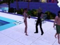 Sims 3: Cloud, Aerith and Fizzy Nectar