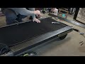 Horizon treadmill walk belt installation