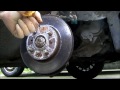 How to remove rusted seized brake rotor screws
