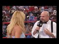 WWE - Howard Finkel vs Lilian Garcia, Trish Stratus and Stacey Keibler