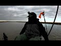 SOLO Winter Fishing in a WIND STORM