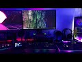 New Music LEDs on desk