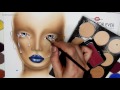 CRYBABY MAKEUP Face Chart Time Lapse