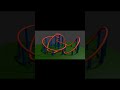 Looping RollerCoaster Model #blender #shorts