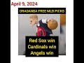MLB DRADANBA PICKS TODAY, April 9, 2024