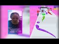 Satisfying Mobile Games Playing 9999 Tiktok UP LEVEL Lip Runner, Yoga Ball Run, Girl Rider Y66NSK