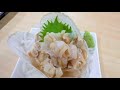 FLABBY SEA MONSTER! Geoduck Sashimi - Japanese Street Food in Okinawa