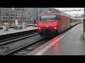 Hauptbahnhof ZÜRICH . Voie 15 en attendant mon train pour OLTEN de 7h53 .