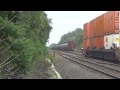 Bent Rail BNSF Oil Train Meets CSX Train Dunkirk, NY