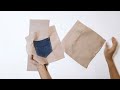 DIY old jeans recycle tote bag | Sewing Tutorial