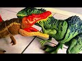 Giganotasaurus vs Spinosaurus (stop Motion)