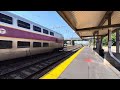 MBTA & Amtrak Trains at Readville (July 2, 2024)