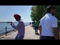 TORONTO Canada - Downtown Harbourfront Victoria Day Weekend Sunny Weather Walk 4K Best Toronto