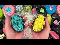 [ASMR]Compilation set★ASMR SOAP★Crushing soap★Cutting soap cubes★FOAM&GLITTER&STARCH★