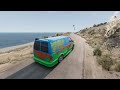 Spikes Strips Vs Cars Crash In High Speed Beamng Drive #2