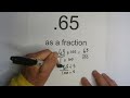 .65 as a FRACTION