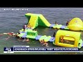 Long Beach opens inflatable water playground
