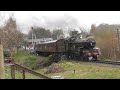 Seven valley railway steam gala Pendennis castle at highley station.