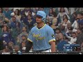 MLB The Show 23 PS5 Gameplay - Royals (12-27) vs Brewers (20-17) [Franchise, May 12]