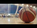 ball of basketball during training for disabled wheelchair sportsmen