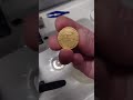 Bad Acoustics Whilst Cleaning A Gold Coin In The Toilet With E-Z-Est