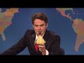 a SNL comp but Bill Hader slowly starts appearing in almost every clip