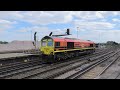 CROMPTON & HOOVER at Eastleigh - Plus Other LOCOS Passing & STABLED 05/06/24