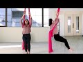 Aerial Silk Beginner Lesson: How To Tie A Basic Knot (ENGLISH SUBTITLES)