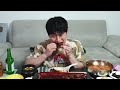 Delicious pork ribs and cold noodles! MUKBANG REALSOUND ASMR EATINGSHOW