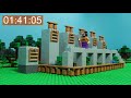 Lego Minecraft NOOB vs PRO vs HACKER vs GOD - PARKOUR Challenge