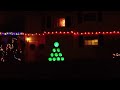 My Traffic Light Christmas Tree After Dark 1