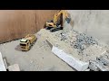 Huina excavator 1/14 play work,excavator and dump truck,#rctruck #excavator