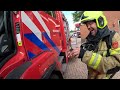 Barn fire - VOLUNTEERS DUTCH FIREFIGHTERS -