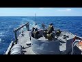 Philippine Navy Warship Conduct Test Firing of 40MM Gun