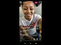 Supa peach 🍑 on Instagram live says she wants to collab with Drake and dababy