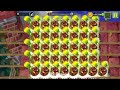 PvZ 2 Challenge - How many plants level 100 can defeat Buckethead Zombies Level 40?