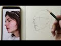 Step by step: Learn to draw a face