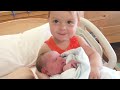 Super Adorable Moment When Big Brothers and Big Sisters Meet Newborn Baby For The First Time