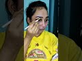 yellow & Orange glam crystal makeup tutorial #glam #crystaleyemakeup #makeuptutorial