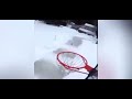 crazy snow dunk