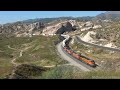 Extreme Freight Trains in the Cajon Pass - Part 1 (Blue Cut to Sullivan's Curve)