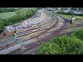 Train spotting at Shrewsbury station with a 4k drone