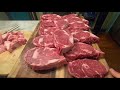 How To Cut And Trim Steaks From Whole Boneless Ribeye