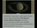 Saturn is losing Rings?