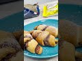 Air fryer Nutella croissants