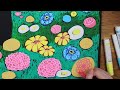 Posca on BLACK Canvas! - More SATISFYING Paint Marker Art